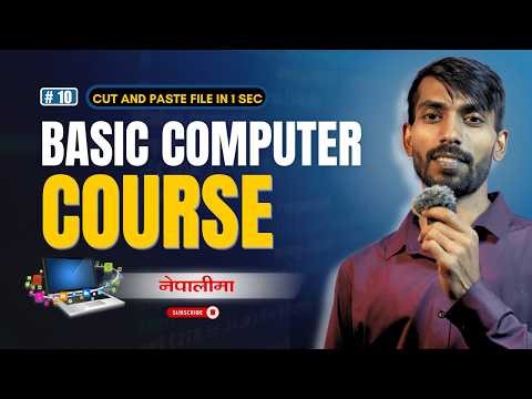 How to Cut and Paste Files in Windows ✂️📂 | Computer Basics for Beginners#10