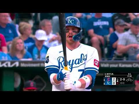 Bobby Witt Jr. crushes a LONG home run! 😮‍💨 (422 feet, 107.1 MPH off the bat! 🔥) | MLB Highlights