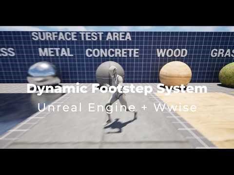 Dynamic Footstep System | Unreal Engine 5 + Wwise | Sound Design & Implementation