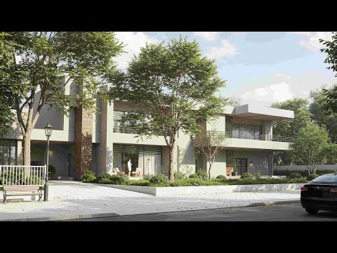 Modern residential architectural visualization | D5 Render
