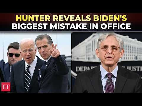 'Appointing Merrick Garland…': Hunter reveals Joe Biden's biggest White House blunder