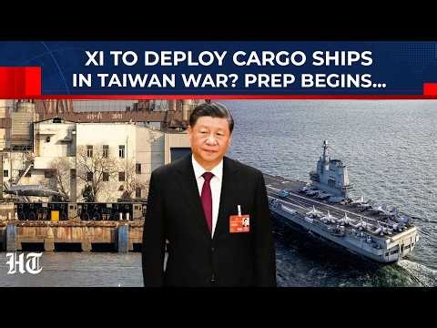 Xi To Fire Drones At Taiwan Off Of Cargo Vessels? Ships Converted To Carriers With UAV Launchpads