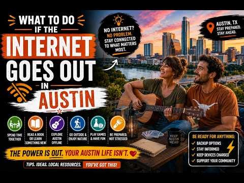 What to do if the internet goes out in Austin