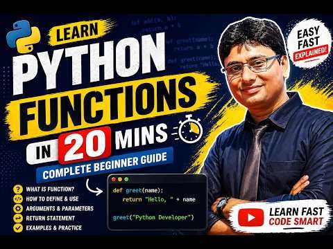 Functions in Python in 20 Minutes | From Zero to Hero | Real Examples Included