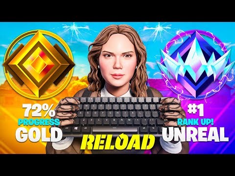 Gold to Unreal Solo SPEEDRUN.. (Fortnite Reload)