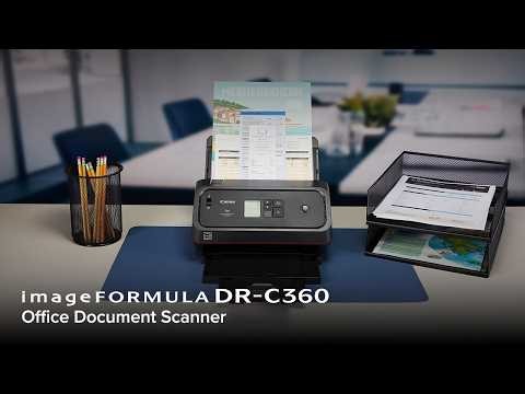 Canon imageFORMULA DR-C360 Office Document Scanner