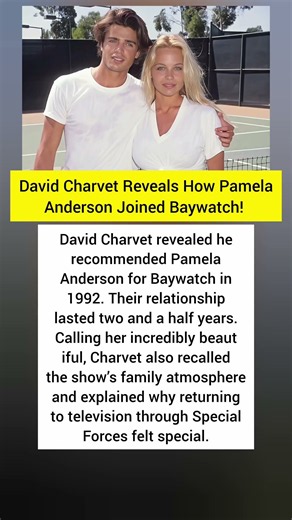 David Charvet Reveals How Pamela Anderson Joined Baywatch! 🌟 #shorts