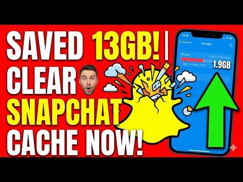 STOP Snapchat From Stealing Your Storage! (Saved 13GB+ Instantly)