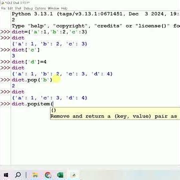 27 Important Methods of Dictionary #python #datascience