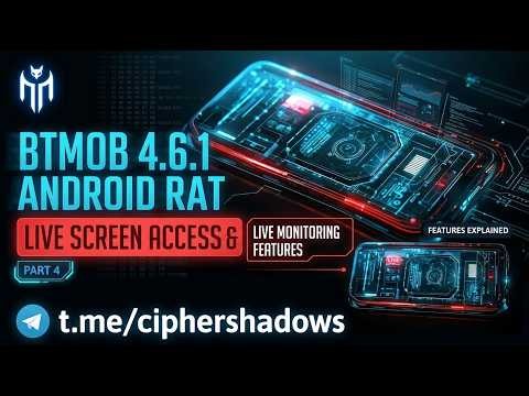 BTMOB 4.6.1 ANDROID RAT Part 4 | Live Screen Access & Live Monitoring Features | #BTMOB ANDROIDRAT