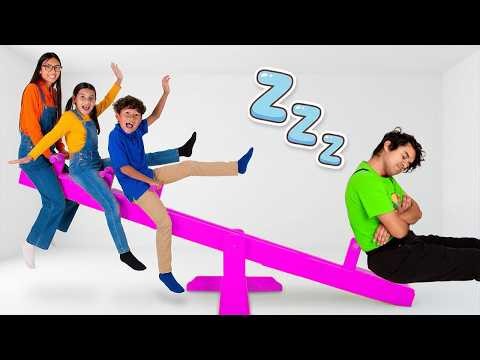 Ben and Ellie’s Big Seesaw Rescue Adventure