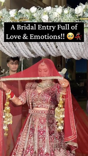 Bride’s Most Beautiful Walk Towards Forever | Indian Bridal Entry | Couple Goals | Romantic Moments