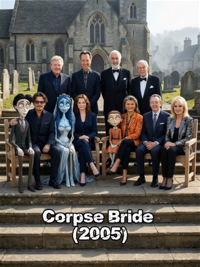 Corpse Bride Characters: Then vs Now in Tim Burton's Style