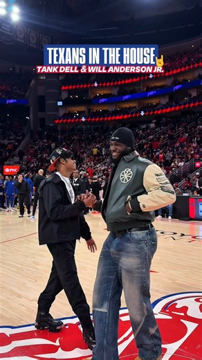 Houston Texans in the building 👋 | Houston Rockets