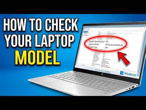 Check Your Laptop Model On Windows | See Full System Specs In Second