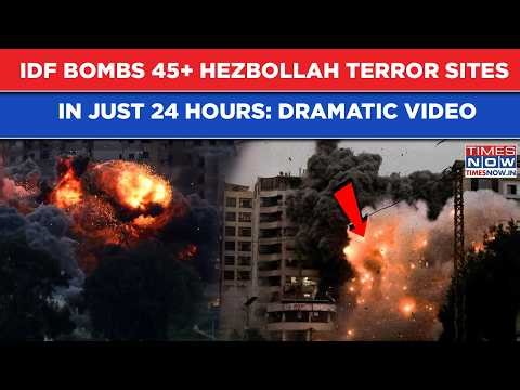 IDF'S Heroic Lebanon STRIKES: 45+ Hezbollah Terror Targets Bombed, Militants Killed In Just 24 Hours