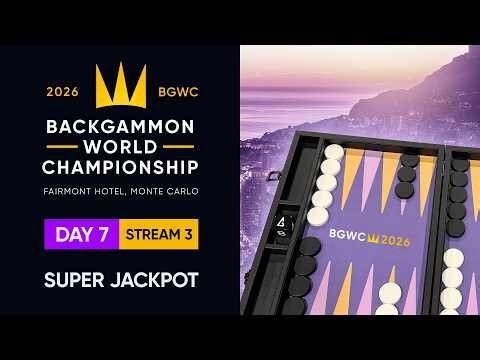 Super Jackpot II Rnd of 64 | Nevzat Dogan vs. Saba Bejanishvili | Backgammon World Championship 2026