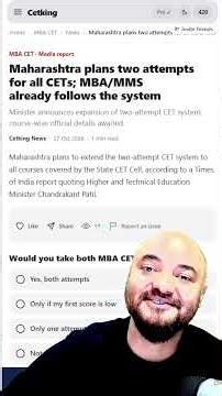 CET 2027 BIG NEWS! 2 Attempts for ALL | MBA Engg BBA Law BEd Nursing