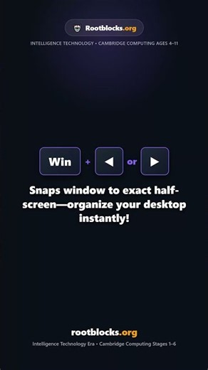 Stop Resizing Windows! The Win + Arrow Split-Screen Superpower 🖥️⚡ #Shorts