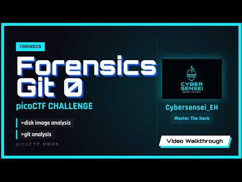 Forensics Git 0 | PicoCTF 2026 | Forensics CTF Challenge