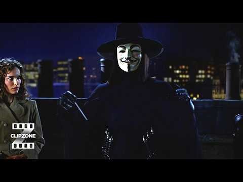 V For Vendetta | V Rescues Evey | ClipZone: Heroes & Villains