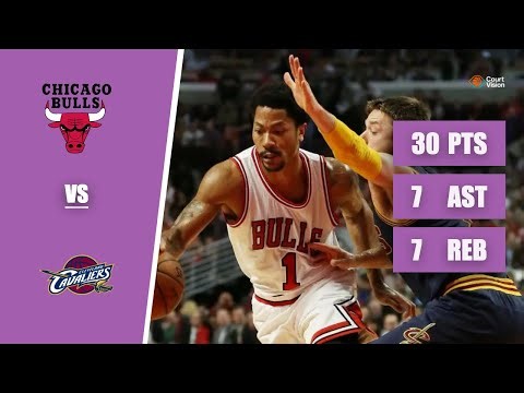 TB - Derrick Rose - 30 Points, 7 Assists, 7 Rebounds vs Cavaliers - Game 3 - 2015 Playoffs