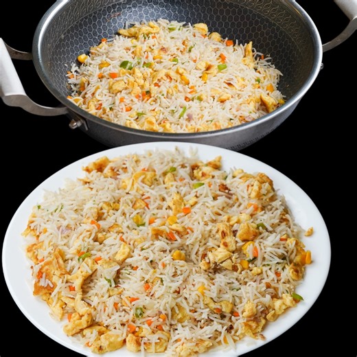 Easy Dinner in 20 Minutes | Restaurant Style Egg Fried Rice | Homemade Fried Rice Recipe #friedrice #eggfriedrice #HomemadeFriedRice #RestaurantStyleFriedRice | N'Oven Foods