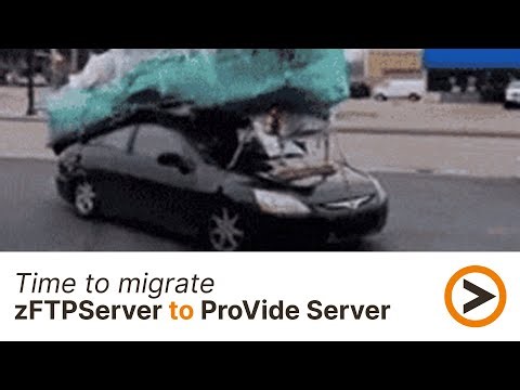 Smoothly transfer your zFTPServer to ProVide /w ProVide Server