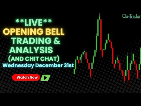 12/31/25 - LIVE Trading and Market Analysis! (come hang out!)