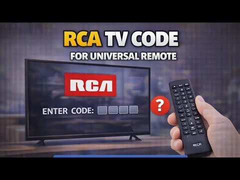 RCA TV Code for Universal Remote (Works Instantly) (Works Instantly)