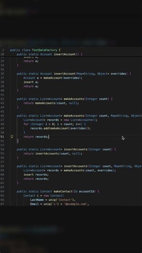 Every Salesforce Dev Needs a Test Data Factory#Salesforce#Apex#TestDataFactory#SalesforceDeveloper