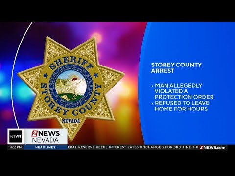 Man arrested after hours-long standoff in Virginia City Highlands