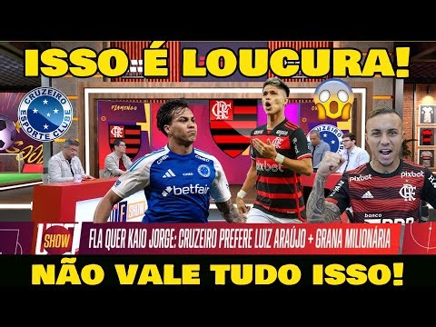 KAIO JORGE NÃO VALE 50 MILHÕES DE EUROS! "ISSO É LOUCURA" CEBOLINHA E LUIZ ARAÚJO NO NEGÓCIO?