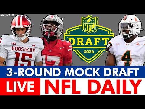 LIVE 2026 NFL Mock Draft - Chat Sports NFL Draft Simulator