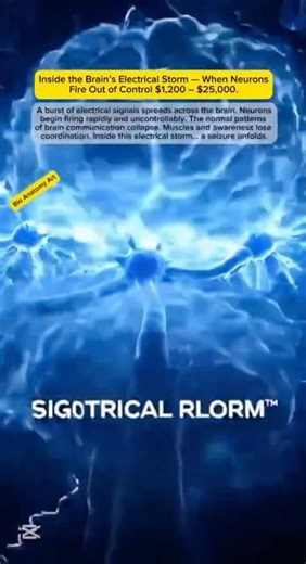 Inside the Brain’s Electrical Storm — When Neurons Fire Out of Control $1,200 – $25,000