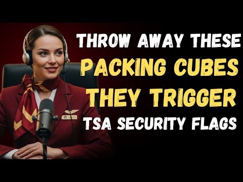 Throw Away These Packing Cubes (They Trigger TSA Security Flags), #AirportSecurity,