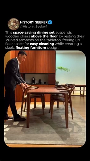 These Dining Chairs Literally Float Above The Floor 🤯