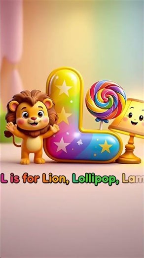 Let’s learn the letter L! 🦁 #kidslearning #letterl #shortskids