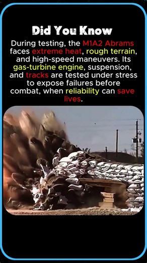 How the M1A2 Abrams Tank Is Tested Before Combat! us #shorts