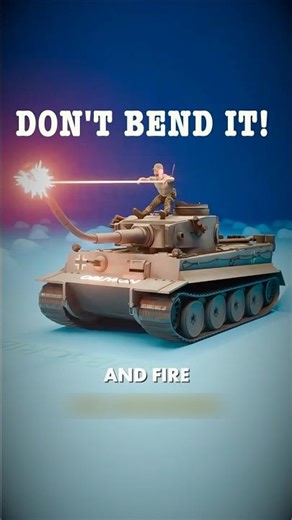 What if a Tank Barrel was BENT Upward? 🚜💥 (Explosive Result!)