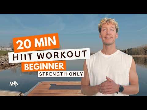 20-Min HIIT Workout – Strength Only – Full Body – Beginner #3