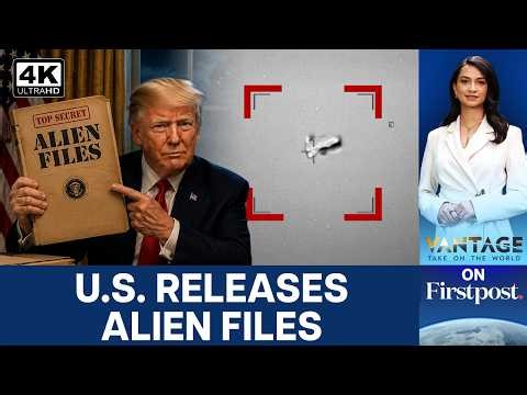 US: Pentagon Releases Files on UFOs, Aliens After Trump’s Order | Vantage on Firstpost | 4K