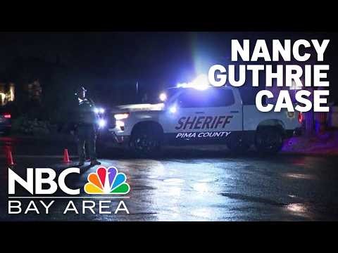 Law enforcement activity in Nancy Guthrie's neighborhood