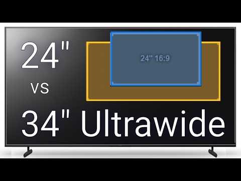 Two 24 Inch Monitors vs 34 Ultrawide (Size & Setup Comparison)