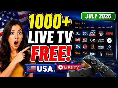 Watch 1000+ Live TV Channels FREE on Firestick, Android & Smart TV