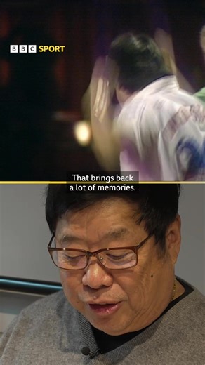 Paul Lim, 71, watches his famous nine-darter from January 1990. Tonight he takes on 2024 world champion Luke Humphries in the World Darts second round. 🎯 | BBC Sport