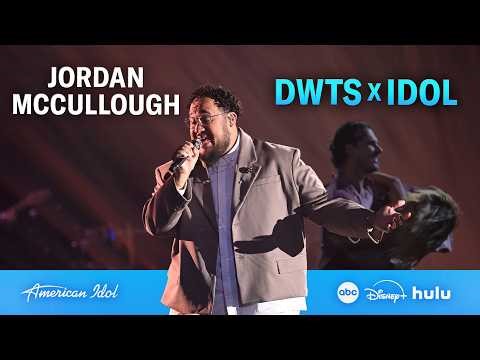 Jordan McCullough Wows On "Footprints in the Sand" As Witney + Gleb Soar! | DWTS x IDOL Crossover