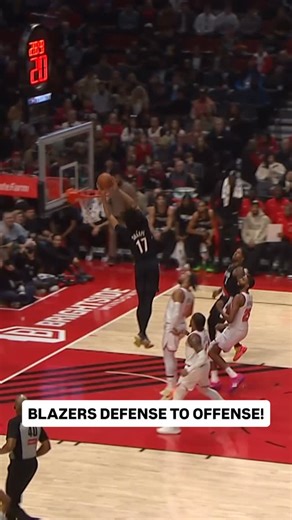 NBA on Instagram: "@donovanclingan’s big block sets up the @shaedonsharpe OOP! 💥 Watch LIVE on NBA LEAGUE PASS (link in bio)"