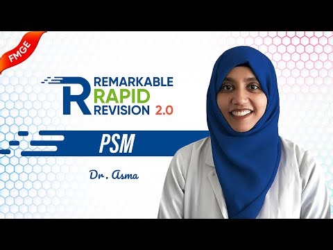 Remarkable Rapid Revision 2.0 — PSM 🚀 Dr Asma | FMGE Jan 2026 📊 (𝗘𝗱𝗶𝘁𝗲𝗱 𝗩𝗲𝗿𝘀𝗶𝗼𝗻)