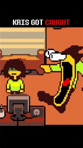 KIS GOT CAUGHT IN 4K (Deltarune) #shorts #fyp